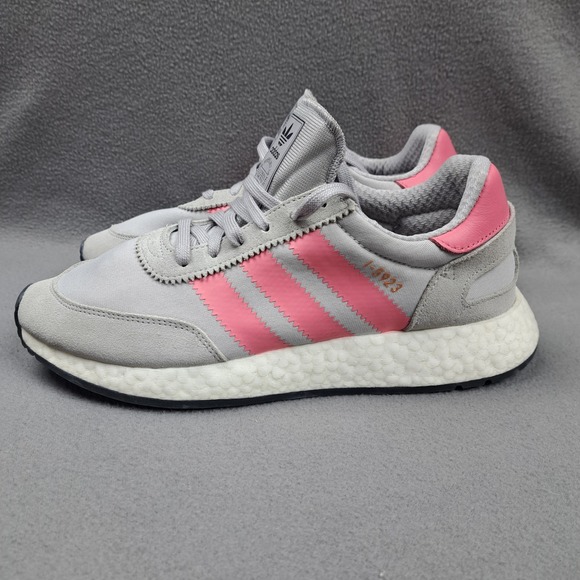 adidas Shoes - Womens Adidas Originals I-5923 Size 9.5 Gray Chalk Pink Athletic‎ Running Shoes